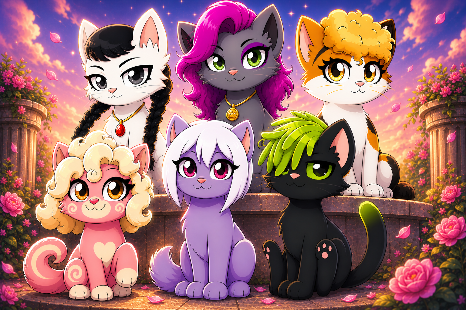The Kiddy Kittens together